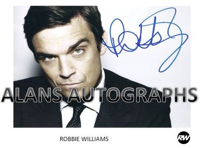 Robbie Williams Autograph