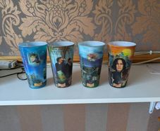 harry potter 3d drinking glasses collectors edition coca cola