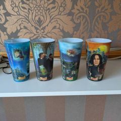 harry potter 3d drinking glasses collectors edition coca cola