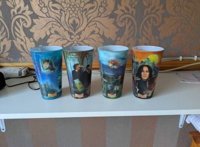 harry potter 3d drinking glasses collectors edition coca cola