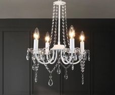 Affordable 4 Arm Crystal Chandelier Ceiling Lights