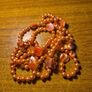 Vintage Unique Moulded Lumpy Coral and Beads Necklace Image 6