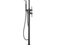 main image for ad Freestanding Bathtub Faucet, Floor Mount, Freestanding Tub Filler, Shower Mixer Taps, Two Water Modes, 360 Swivel Spout, for Bathing &amp; Showering Pet B