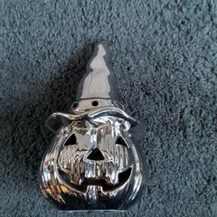 Pumpkin silver ornament