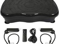 main image for ad Fitness Plate Vibration Trainer for Office/Living Room, Multi-Function with Bluetooth and USB, Vibration Plate Body Shaper of Equipment