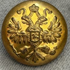 15 Antique Imperial Russian Military Uniform Buttons   Double Headed Eagle Emblem 19th Century