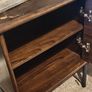 2 x mahogany effect bedside cabinets Image 2
