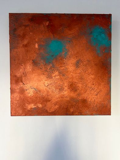 "Soulmate" abstract acrylic painting on canvas