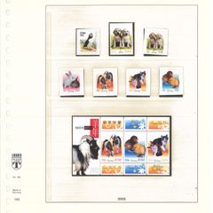 Collection: Ireland 2003-4 Ireland Stamp collection on Linder pages in Lindner album Mint Never Hinged
