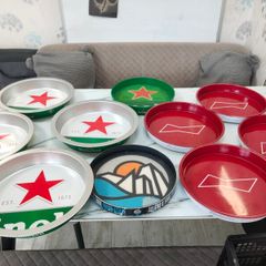 Beer trays Heineken, Irelands edge, budweiser