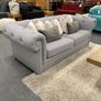 Light Grey Chesterfield Sofa Image 2