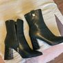 Una Healy Green Leather heeled boots 6 Image 8