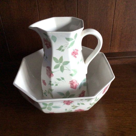 Park Rose Bridlington Large Cottage Core Decorative Jug And Bowl Set