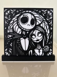 Jack & Sally Decorative Panel