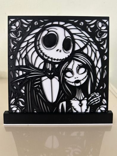 Jack & Sally Decorative Panel