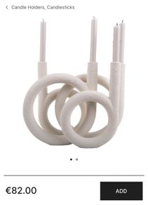 PRESENT TIME  Ring Candle Holder | Grey