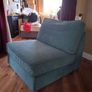 One-Seat Sofa Bed with 2 sets of loose covers Image 2