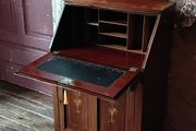 A Victorian inlaid mahogany Writing Bureau