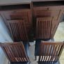 4 x dining table chairs and one Tea Table Image 2