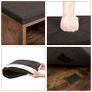 Shoe bench with 15 compartments Image 7
