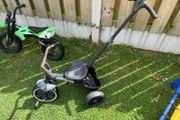 QPlay Elite Pro 2-in-1 Trike with Push Bar Black