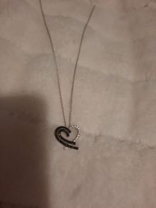 sterling silver heart necklace