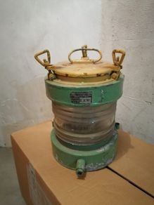 Old large ship's lamp