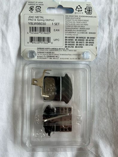Shimano Disc Brake Pads J04C (Brand New)