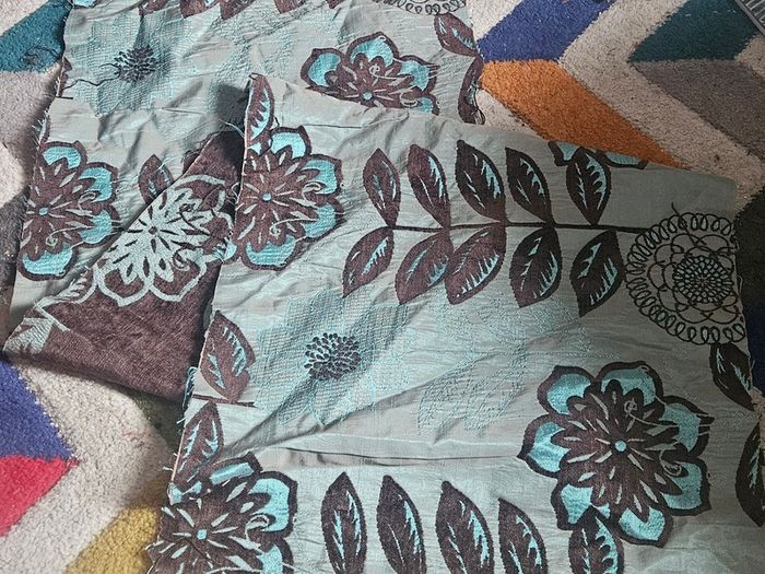 Large Fabric Bundle: Satin, Sequins, Tulle, IKEA Designer & Furnishing Fabrics