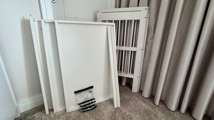 IKEA GULLIVER Changing table, changing unit, baby station in white - kids, toddlers, newborn with new mat cover