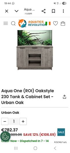 Aqua one 4foot tank