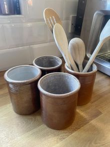 stoneware pots