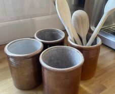 stoneware pots