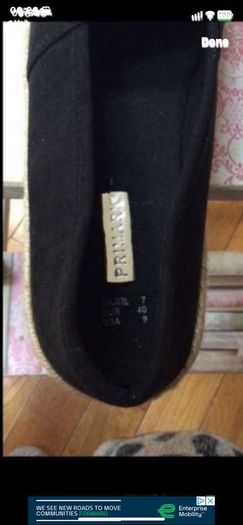 Bnwt black espadrille size 6 shoes