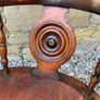 Victorian Elm & Beech Windsor Armchair. Image 4