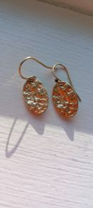 Gold drop earrings