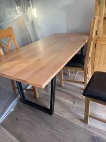 oak table and chairs