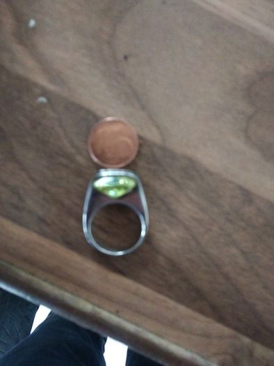 silver 925 ring and earrings