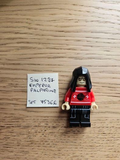 lego sw1297 emperor palpatine, set wars 75366