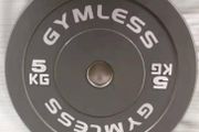 5 Kg Olympic Bumper Plates Pair Warehouse Clearance
