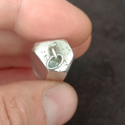 Quartz crystal pendant made of 925 sterling silver