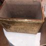 vintage brass log box and magazine rack Image 7