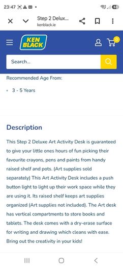 Step 2 Deluxe Art Master Activity Desk