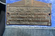 Scott Belfast brass plaque free postage