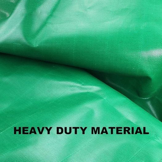 Tarpaulin Waterproof Heavy Duty 420g/m 100% Waterproof Tarps Multi-Purpose Cover for Kennels Chicken Coops Fishpond Hay Log Pile Roof Trailer Outdoor Furniture Ground Sheet 1.5 x 2M