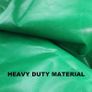 Tarpaulin Waterproof Heavy Duty 420g/m 100% Waterproof Tarps Multi-Purpose Cover for Kennels Chicken Coops Fishpond Hay Log Pile Roof Trailer Outdoor Furniture Ground Sheet 1.5 x 2M Image 5