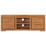 TV Cabinet 110x30x40 cm Solid Teak Wood Image 8
