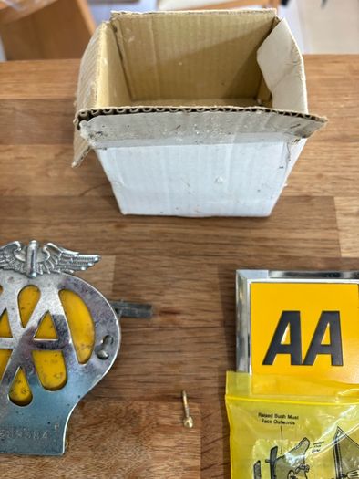 Vintage Car Badges - AA