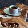 Ogo Living Outo Stoneware Cup and Saucer - Green Image 3