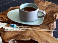 main image for ad Ogo Living Outo Stoneware Cup and Saucer Dark Grey